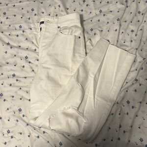 Wild fable distressed white jeans